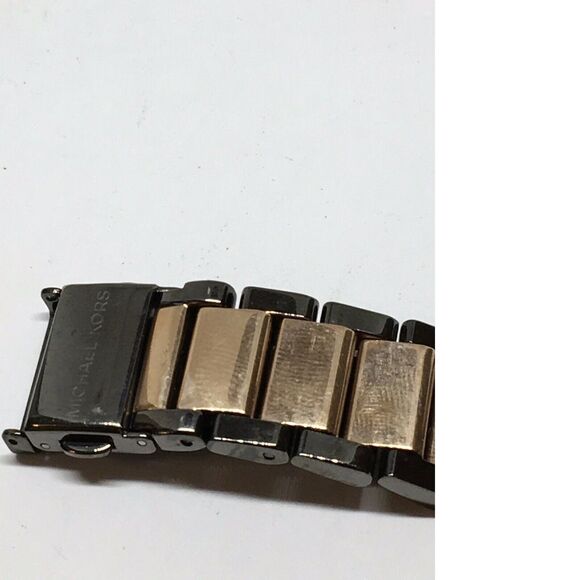 Authentic Michael Kors Band Partial Links Clasp Use For Parts 20mm V607 - Picture 4 of 9